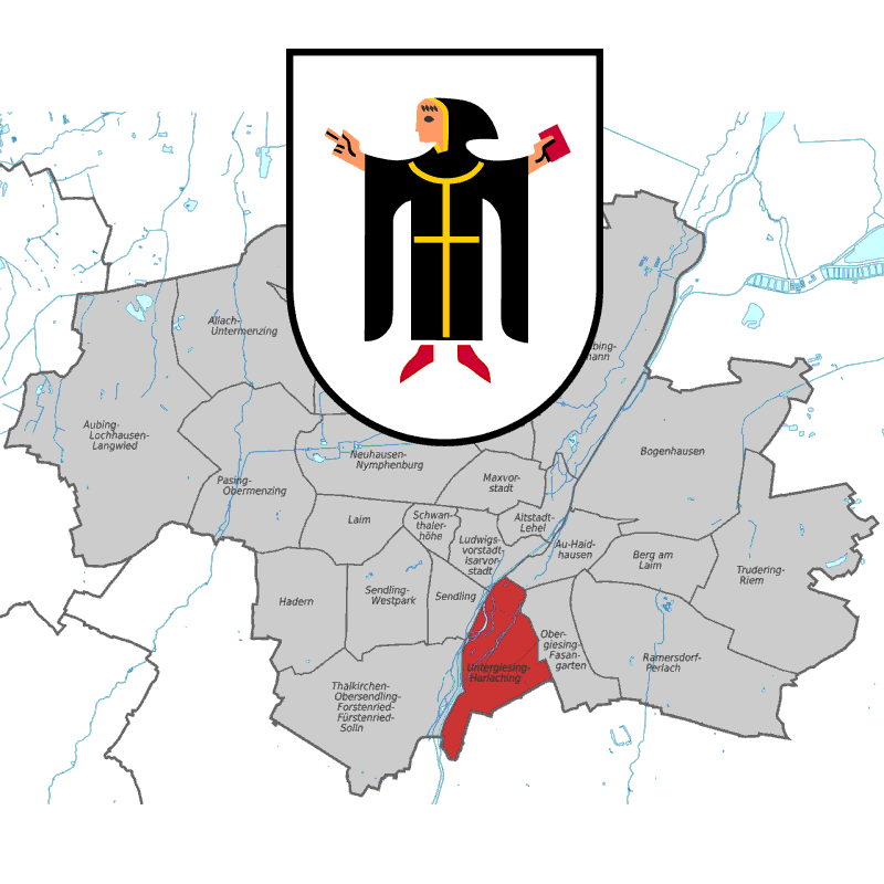 Badge of Stadtbezirk 18 Untergiesing-Harlaching