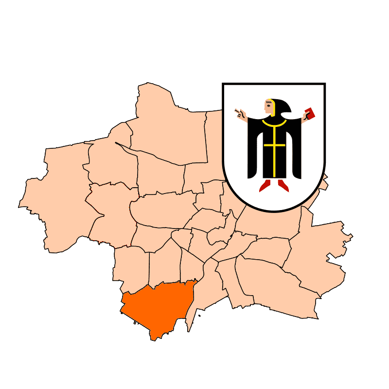 Badge of Stadtbezirk 19 Thalkirchen-Obersendling-Forstenried-Fürstenried-Solln