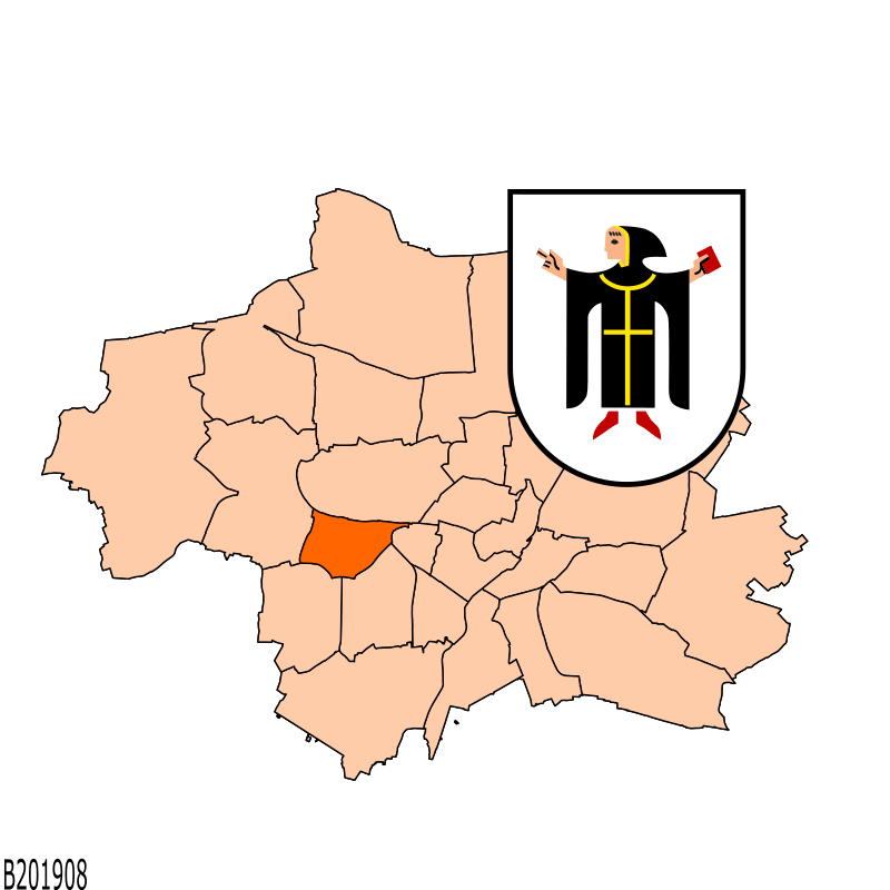 Badge of Stadtbezirk 25 Laim