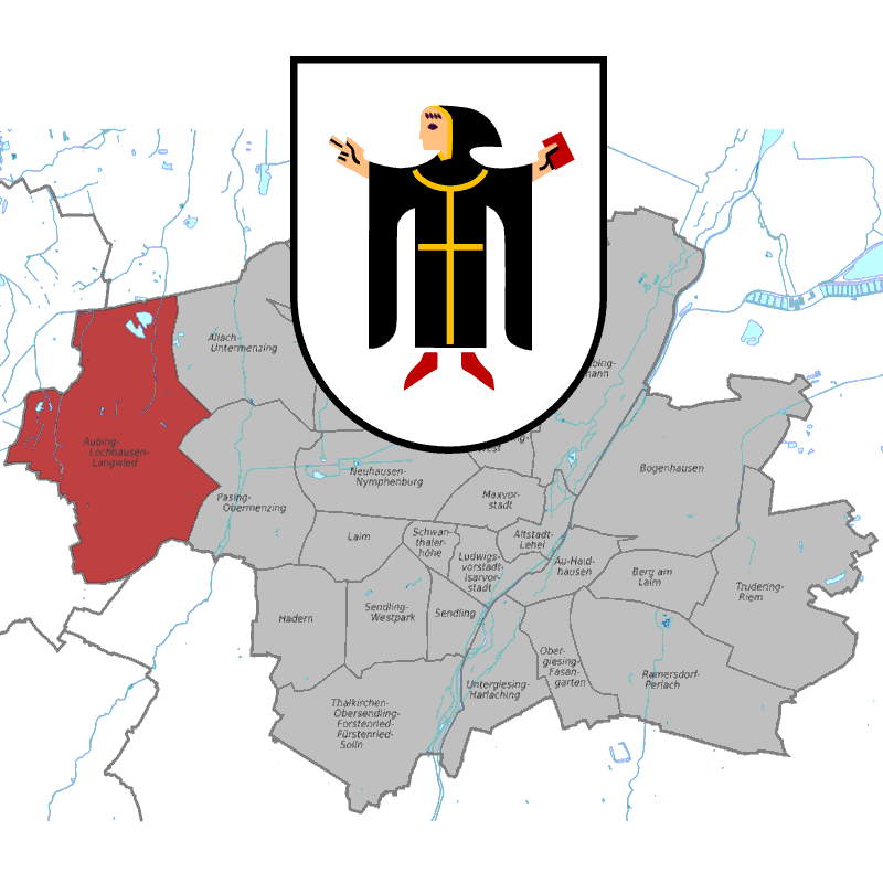Badge of Stadtbezirk 22 Aubing-Lochhausen-Langwied