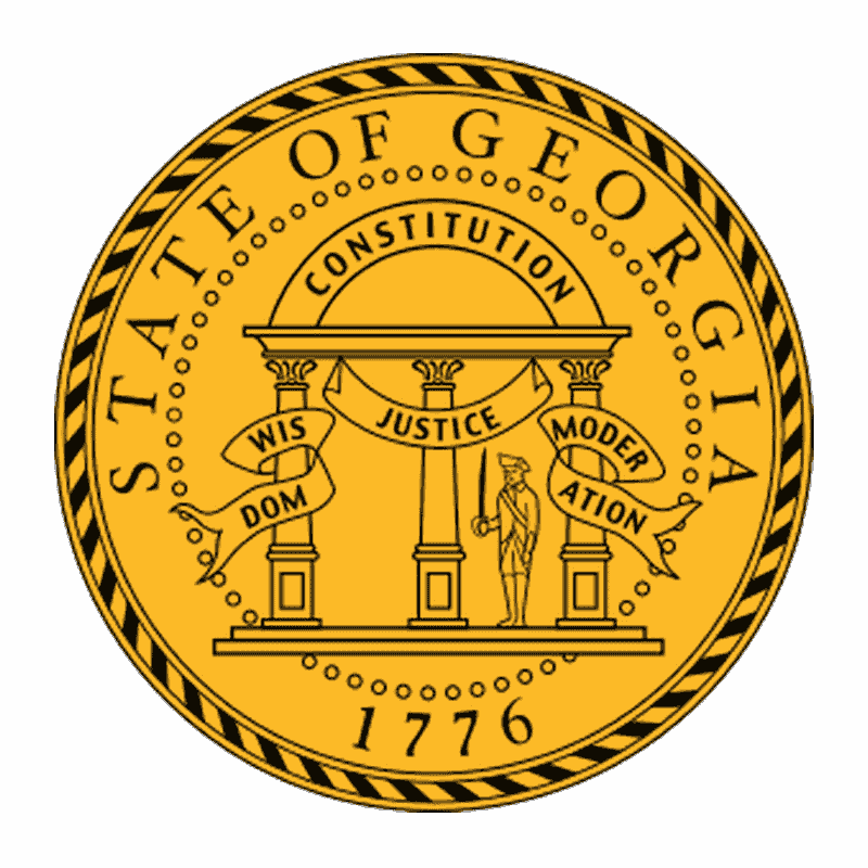 Badge of Georgia