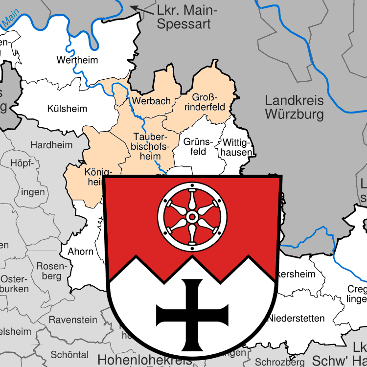 Badge of Verwaltungsgemeinschaft Tauberbischofsheim