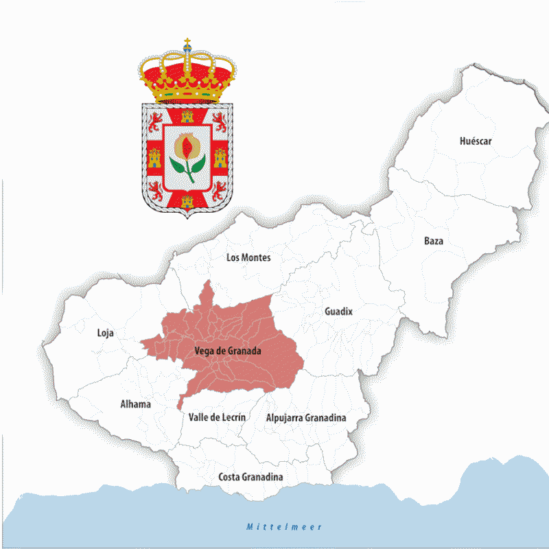 Badge of Comarca de la Vega de Granada