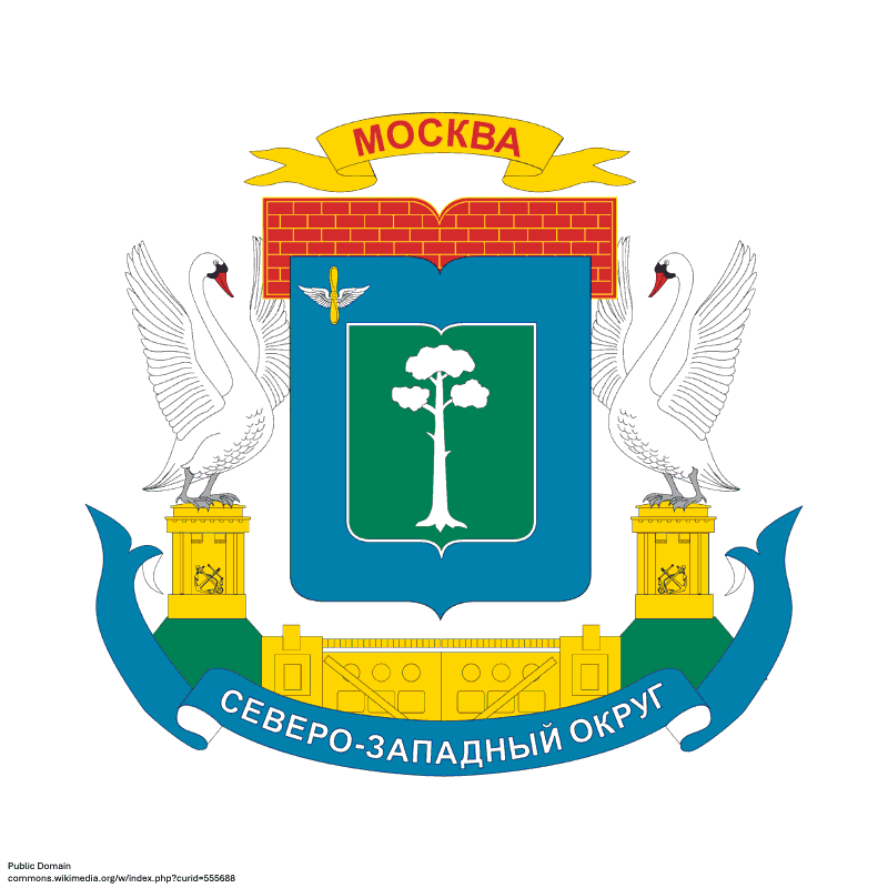 Badge of North-Western Administrative Okrug