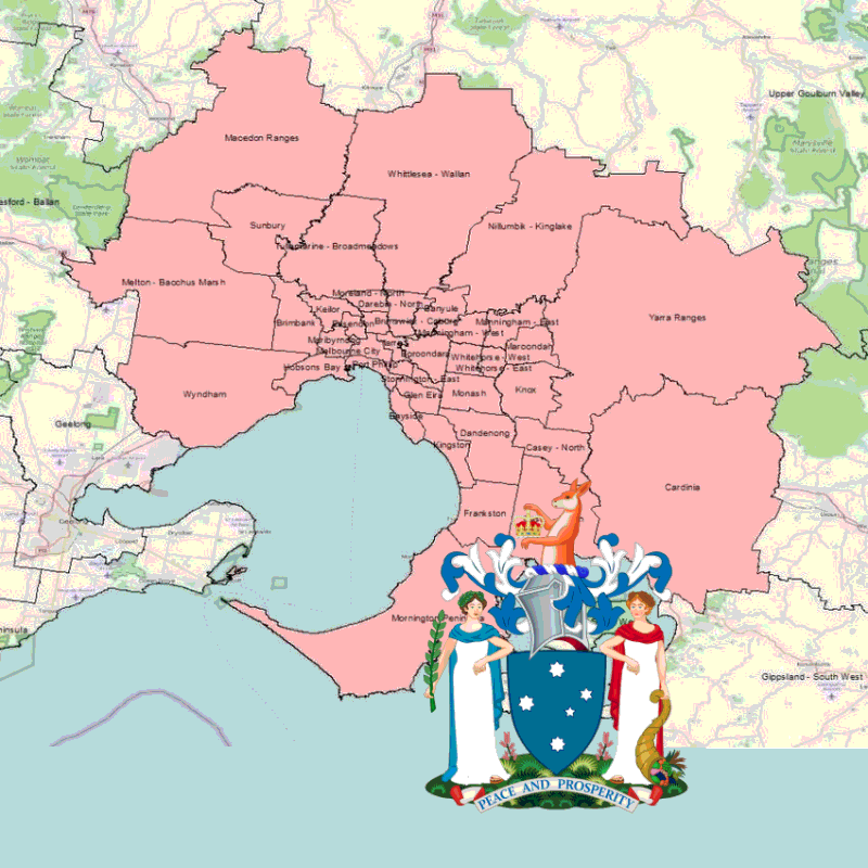 Badge of Greater Metropolitan Area of Melbourne