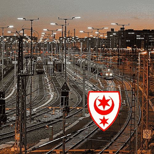 Badge of Gebiet der DB AG (Bahnhof Halle)