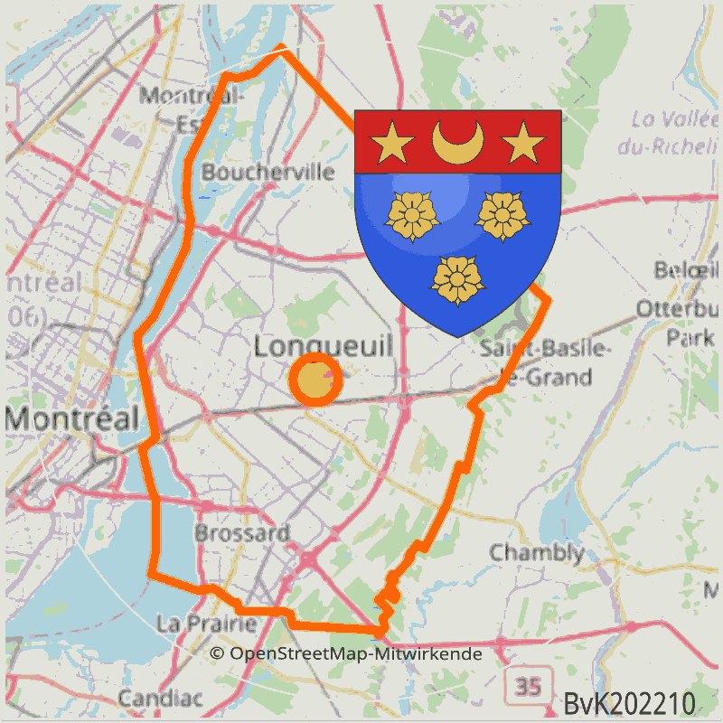 Badge of Urban agglomeration of Longueuil