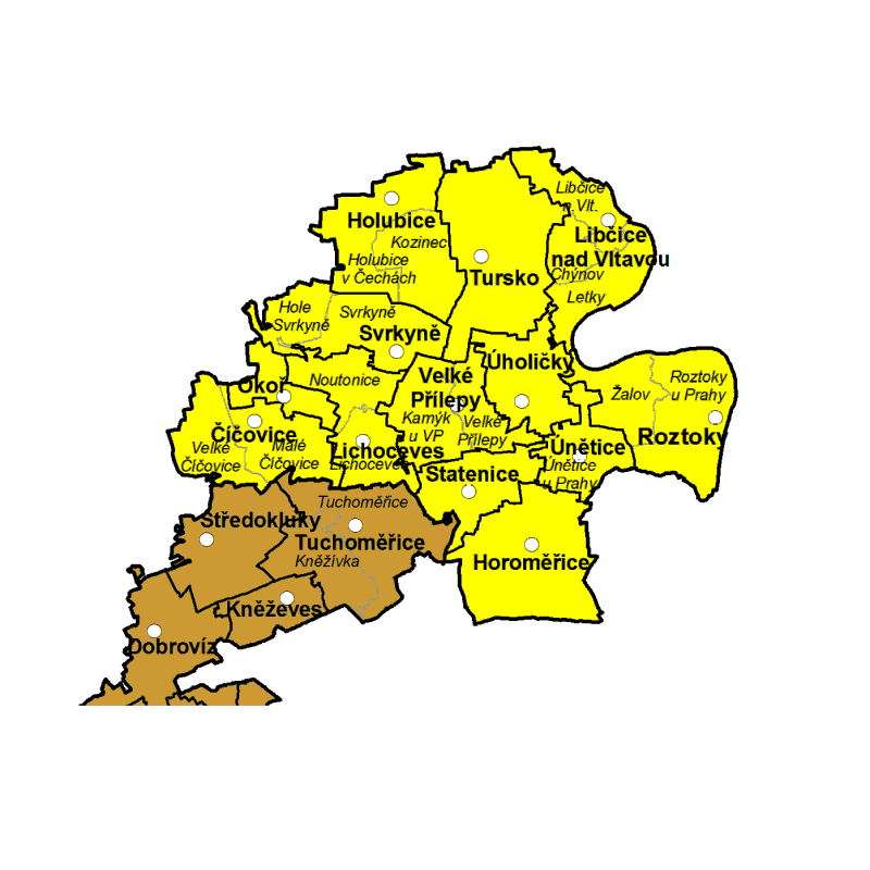 Badge of SO POÚ Roztoky