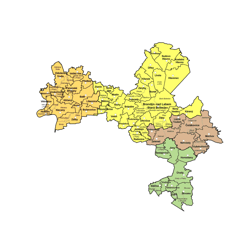 Badge of SO ORP Brandýs nad Labem-Stará Boleslav