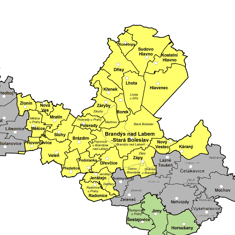 Badge of SO POÚ Brandýs nad Labem-Stará Boleslav